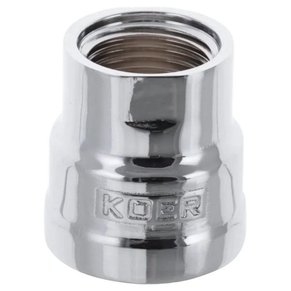 Муфта редукційна 1/2"х3 /4" (хром) Koer KF.C0608.chr Муфта редукційна 1/2"х3 /4" (хром) Koer KF.C0608.chr