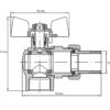 Кран з американкою 1/2" "антіпротечка"(Koer KR.228-Gi) кутовий Кран з американкою 1/2" "антіпротечка"(Koer KR.228-Gi) кутовий