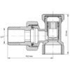 Вентиль кутовий 1/2x1/2 "антіпротічка" Koer KR.902-Gi Вентиль кутовий 1/2x1/2 "антіпротічка" Koer KR.902-Gi