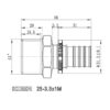Перехідник з ЗР Koer KA.A10M-25 - 25(3.5mm) x 1"M Перехідник з ЗР Koer KA.A10M-25 - 25(3.5mm) x 1"M