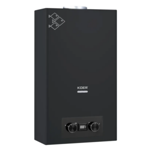 Газова колонка Koer KWH.G0110 BLACK димохідна 10 л/хв, колір чорний Газова колонка Koer KWH.G0110 BLACK димохідна 10 л/хв, колір чорний