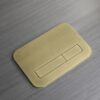 Панель змиву KOER KT-0609-12 240x160x7mm пластикова, кнопка лінійна (колір матове золото) Панель змиву KOER KT-0609-12 240x160x7mm пластикова, кнопка лінійна (колір матове золото)
