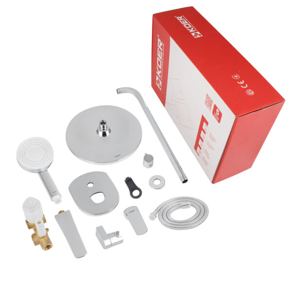Душова система вбудована KOER KB-64008-01, 3 функції (Колір хром)