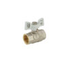 Кран кульовий KOER 1/2" ГГМ (KR.217.W) білий Кран кульовий KOER 1/2" ГГМ (KR.217.W) білий