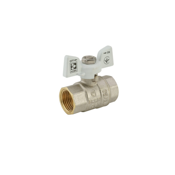 Кран кульовий KOER 1/2" ГГМ (KR.217.W) білий Кран кульовий KOER 1/2" ГГМ (KR.217.W) білий