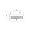 Футорка з ущільнювальним кільцем Koer KF.F0810-R - 1"x3/4" Футорка з ущільнювальним кільцем Koer KF.F0810-R - 1"x3/4"