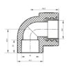 Кут ВР 32x3/4F PPR Koer K0116.PRO