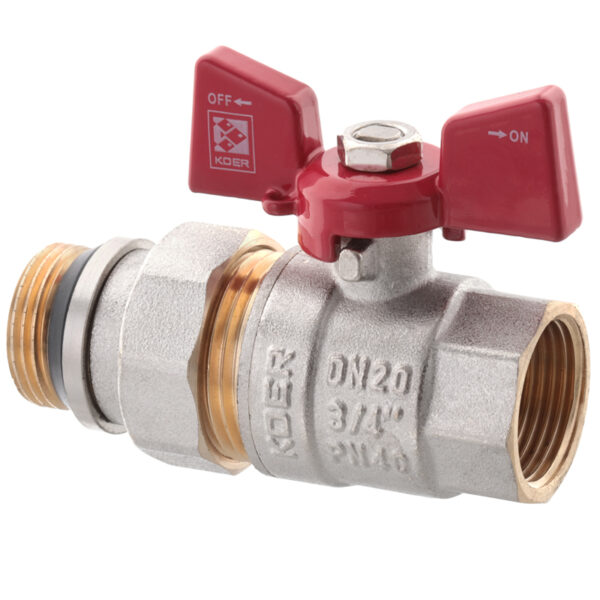 Кран з американкою 3/4" "антіпротечка" (Koer KR.227-Gi) Кран з американкою 3/4" "антіпротечка" (Koer KR.227-Gi)