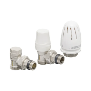 Комплект для підключення радіатора Koer SET-14 - 1/2"x3/4" (кутовий) з термоголовкою ЗЗ Комплект для підключення радіатора Koer SET-14 - 1/2"x3/4" (кутовий) з термоголовкою ЗЗ