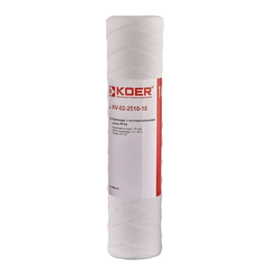 Картридж із поліпропіленової нитки PP10 2,5"х10" KOER KV-02-2510-10 (старий артикул KV.0110) Картридж із поліпропіленової нитки PP10 2,5"х10" KOER KV-02-2510-10 (старий артикул KV.0110)