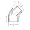 Кут Koer K0264.PRO 25 PPR 45 ВН