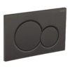 Панель змиву KOER KT-0601-05 240x160x10mm пластикова, кнопка кругла (колір чорний матовий) Панель змиву KOER KT-0601-05 240x160x10mm пластикова, кнопка кругла (колір чорний матовий)