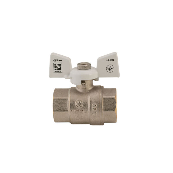 Кран кульовий Koer 3/4" ГГМ (KR.217.W) білий Кран кульовий Koer 3/4" ГГМ (KR.217.W) білий