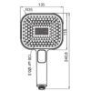 Лійка для душу KOER KP-0404-05, 3 функції (Колір чорний) Лійка для душу KOER KP-0404-05, 3 функції (Колір чорний)