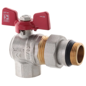 Кран з американкою 3/4" "антіпротечка"(Koer KR.228-Gi) кутовий Кран з американкою 3/4" "антіпротечка"(Koer KR.228-Gi) кутовий