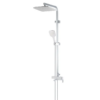 Душова колона зі змішувачем KOER KB-56009-04, 3 функціі (Колір хром+білий) Душова колона зі змішувачем KOER KB-56009-04, 3 функціі (Колір хром+білий)