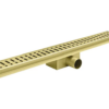 Душовий трап KOER FD35-70x500-BRUSHED GOLD з нержавіючої сталі SUS304 70x500мм (Кол.мат.золото)