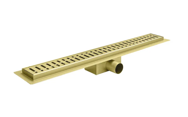 Душовий трап KOER FD35-70x500-BRUSHED GOLD з нержавіючої сталі SUS304 70x500мм (Кол.мат.золото)