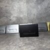 Панель змиву KOER KT-0608-05 240x160x10mm пластикова, кнопка закруглена (колір чорний матовий)