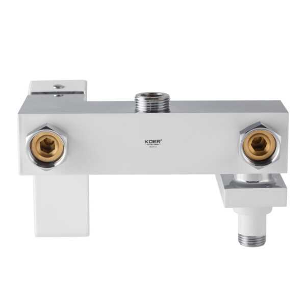 Душова колона зі змішувачем KOER KB-56007-04, 3 функції (Колір хром+білий)