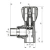 Вентиль радіаторний кутовий PPR 20x1/2 (Koer K0167.PRO) Вентиль радіаторний кутовий PPR 20x1/2 (Koer K0167.PRO)