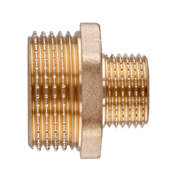 Ніпель редукційний Koer KF.N0608.WN - 3/4"x1/2" без нікелю