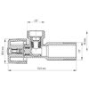 Кран кульовий Koer 1/2x1/2 (KR.511) Кран кульовий Koer 1/2x1/2 (KR.511)