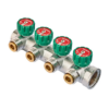 Колектор для теплої підлоги Koer KR.1127-4 - 1"x4 - 3/4 Ways (євроконус-площина) Колектор для теплої підлоги Koer KR.1127-4 - 1"x4 - 3/4 Ways (євроконус-площина)