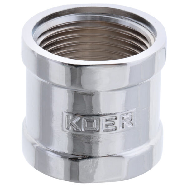 З'єднувальна муфта 1" (хром) Koer KF.C10.chr З'єднувальна муфта 1" (хром) Koer KF.C10.chr