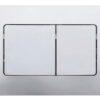 Панель змиву KOER KT-0602-01 240x160x10mm пластикова, кнопка квадратна (колір хром) Панель змиву KOER KT-0602-01 240x160x10mm пластикова, кнопка квадратна (колір хром)
