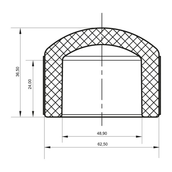 Заглушка для труби 50 PPR Koer K0063.PRO Заглушка для труби 50 PPR Koer K0063.PRO