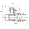 Кран з американкою 1/2" "антіпротечка" (Koer KR.227-Gi) Кран з американкою 1/2" "антіпротечка" (Koer KR.227-Gi)