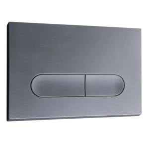 Панель змиву KOER KT-0608-07 240x160x10mm пластикова, кнопка закруглена (колір графіт) Панель змиву KOER KT-0608-07 240x160x10mm пластикова, кнопка закруглена (колір графіт)