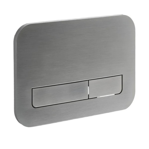 Панель змиву KOER KT-0609-07 240x160x7mm пластикова, кнопка лінійна (колір графіт) Панель змиву KOER KT-0609-07 240x160x7mm пластикова, кнопка лінійна (колір графіт)