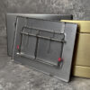 Панель змиву KOER KT-0612-07 240x160x10mm з нержавіючої сталі, кнопка квадратна (колір графіт) Панель змиву KOER KT-0612-07 240x160x10mm з нержавіючої сталі, кнопка квадратна (колір графіт)