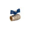 Кран кульовий Koer 3/4" ГГМ (KR.217.B) синій Кран кульовий Koer 3/4" ГГМ (KR.217.B) синій