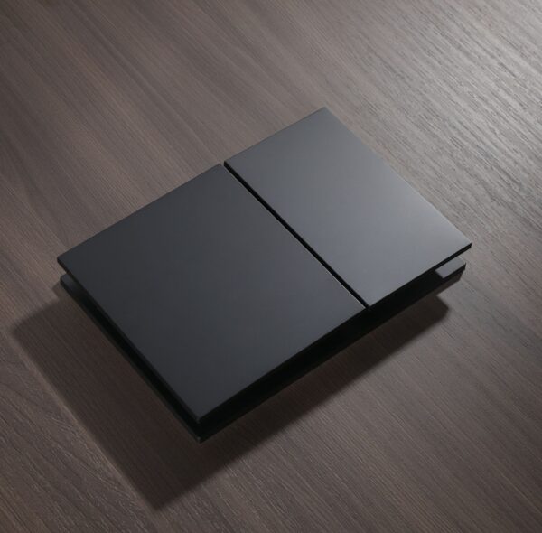 Панель змиву KOER KT-0610-05 240x160x32mm пластикова, кнопка квадратна (колір чорний матовий) Панель змиву KOER KT-0610-05 240x160x32mm пластикова, кнопка квадратна (колір чорний матовий)