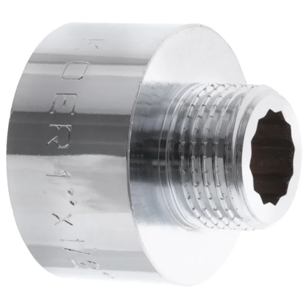 Перехідник (конектор) 1/2 "х1" (хром) Koer KF.A0610.CHR Перехідник (конектор) 1/2 "х1" (хром) Koer KF.A0610.CHR