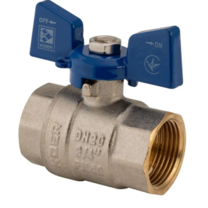Кран кульовий Koer 3/4" ГГМ (KR.217.B) синій Кран кульовий Koer 3/4" ГГМ (KR.217.B) синій