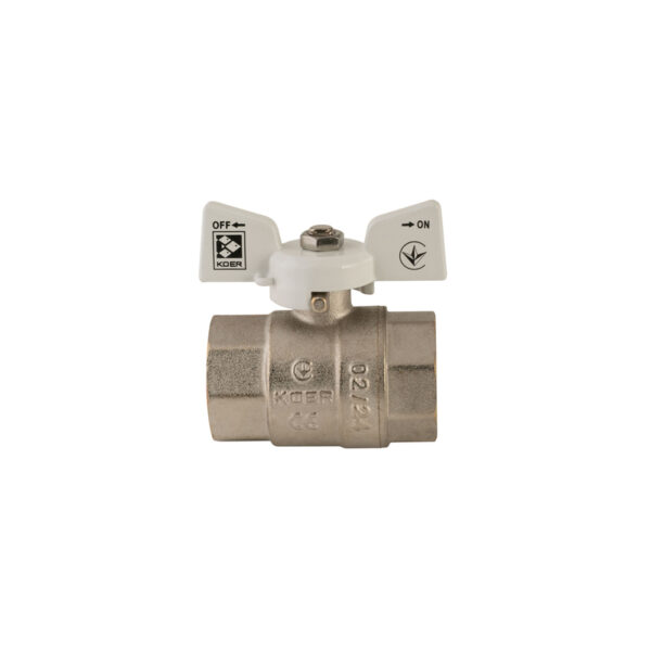 Кран кульовий Koer 1" ГГМ (KR.217.W) білий Кран кульовий Koer 1" ГГМ (KR.217.W) білий