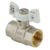 Кран кульовий KOER 1/2" ГГМ (KR.217.W) білий Кран кульовий KOER 1/2" ГГМ (KR.217.W) білий
