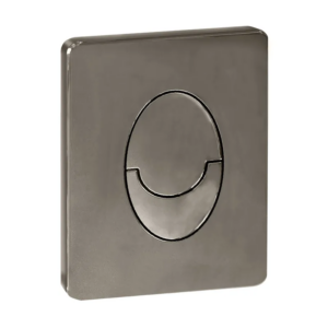 Панель змиву KOER KT-0606-07 157x198x3mm пластикова, кнопка закруглена (колір графіт) Панель змиву KOER KT-0606-07 157x198x3mm пластикова, кнопка закруглена (колір графіт)