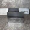 Панель змиву KOER KT-0608-07 240x160x10mm пластикова, кнопка закруглена (колір графіт)