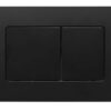 Панель змиву KOER KT-0602-05 240x160x10mm пластикова, кнопка квадратна (колір чорний матовий) Панель змиву KOER KT-0602-05 240x160x10mm пластикова, кнопка квадратна (колір чорний матовий)