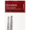 Гнучке підведення KOER KH-01-F1/2"xM10-600 нержавійка, (пара)