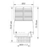 Термоголовка з виносним датчиком M30x1.5 Koer KR.1332 Термоголовка з виносним датчиком M30x1.5 Koer KR.1332