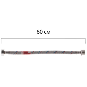 Гнучке підведення KOER KH-01-FM1/2"- 600 нержавійка ГШ-060 см Гнучке підведення KOER KH-01-FM1/2"- 600 нержавійка ГШ-060 см