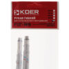 Гнучке підведення KOER KH-01-F1/2"xM10-400 нержавійка, (пара) Гнучке підведення KOER KH-01-F1/2"xM10-400 нержавійка, (пара)
