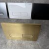 Панель змиву KOER KT-0608-12 240x160x10mm пластикова, кнопка закруглена (колір матове золото)