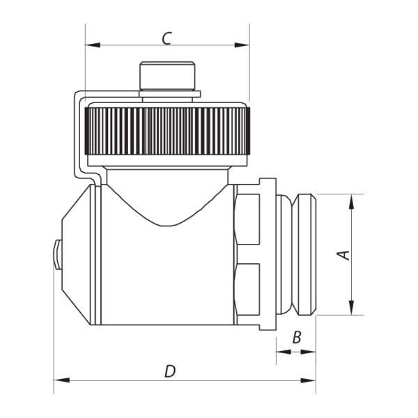 Кран зливний 1/2" Koer KR.1038 Кран зливний 1/2" Koer KR.1038